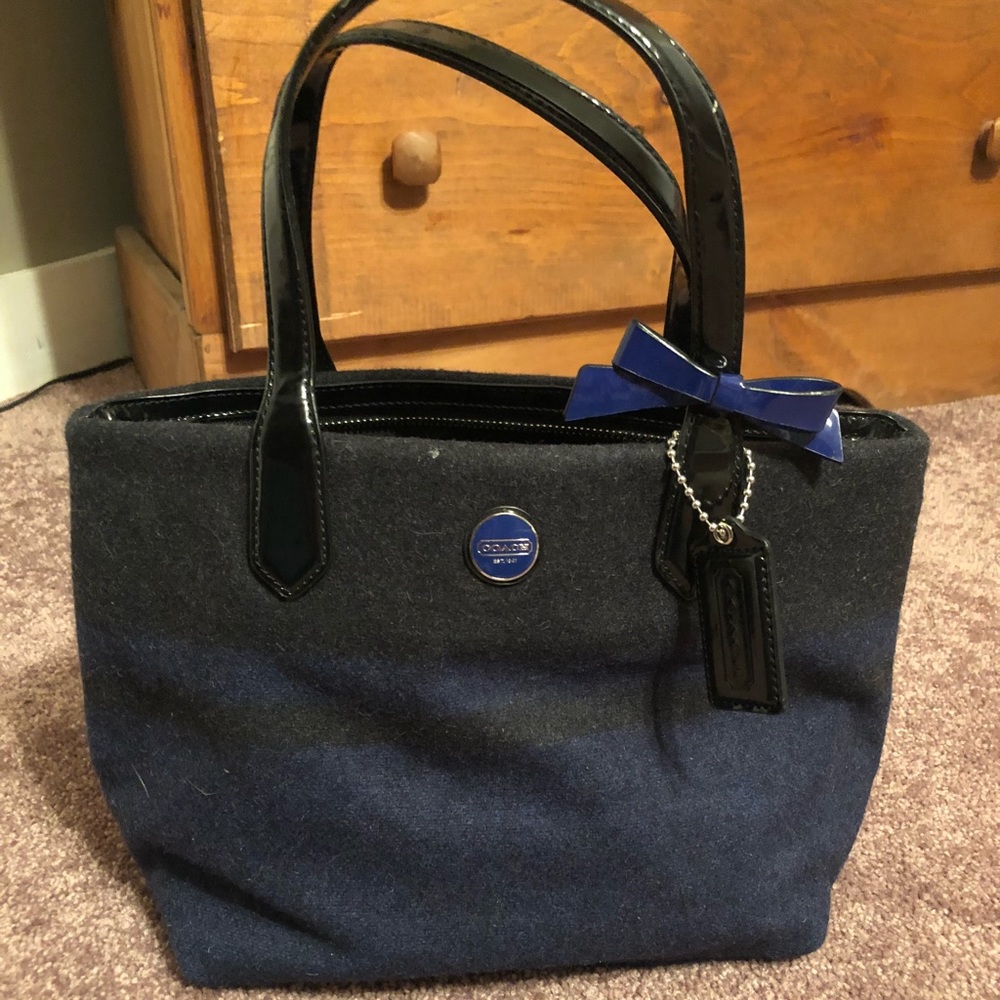 Coach Wool Handbag
